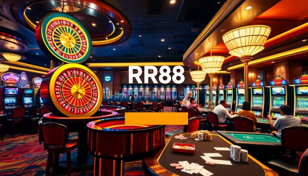 RR88 đăng nhập brings excitement as players engage in high-stakes casino games.