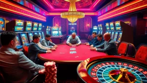 Experience winnings at the haywin casino table with intense poker action and vibrant slot machines.