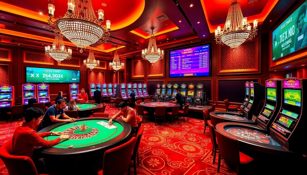 Experience the vibrant casino atmosphere with xx88.se.net, where players enjoy exciting games and interactions.