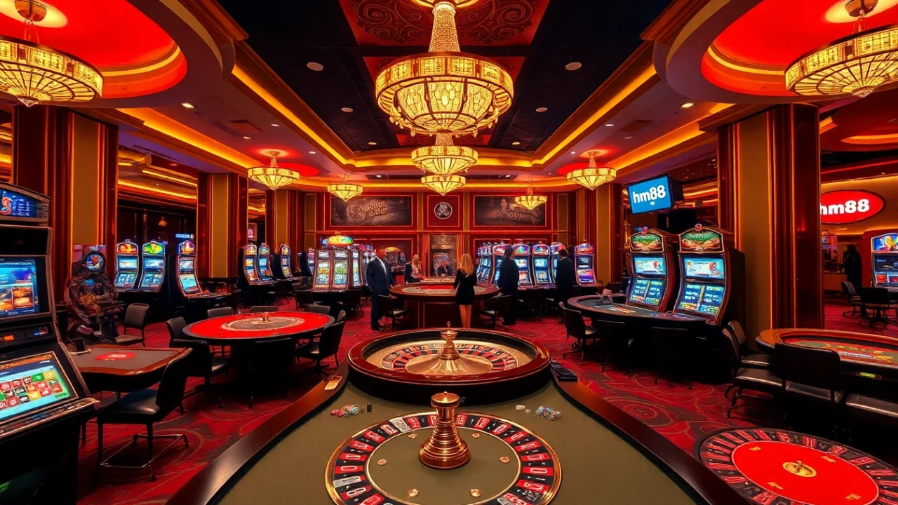 Play exciting games at hm88 with vibrant casino action and luxurious gaming setups.