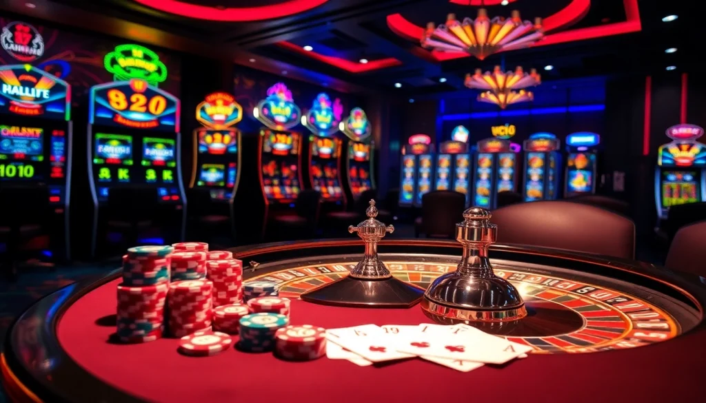 Experience thrilling gameplay at 88i with vibrant poker chips and dazzling roulette wheels.