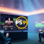 Engaging digital gaming scene for PS99 online sports betting platform.