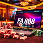 Experience the excitement of fa88 as players engage in thrilling casino games with vibrant tables and immersive screens.