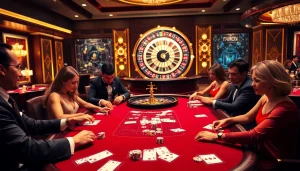 Play poker at the luxurious casino table featuring PS 99, surrounded by vibrant chips and cards.