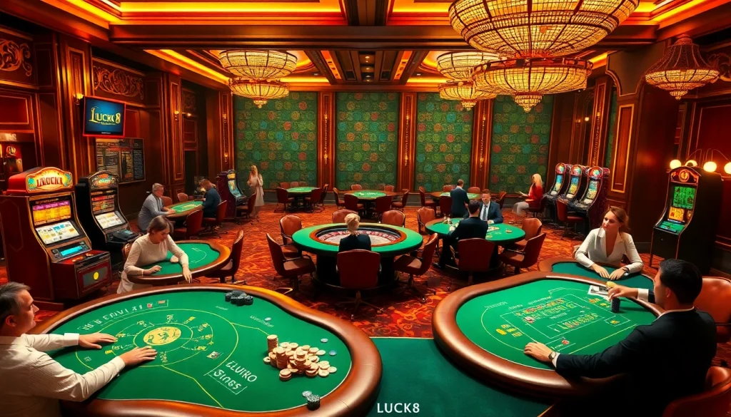 Người chơi thắng những ván bài hấp dẫn tại bàn casino LUCK8, trải nghiệm cảm giác chơi game sống động.
