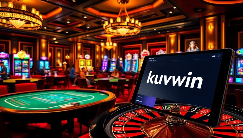 Experience the thrill of gaming with link kuwwin at a dazzling casino table full of excitement.