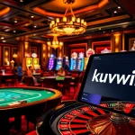 Experience the thrill of gaming with link kuwwin at a dazzling casino table full of excitement.