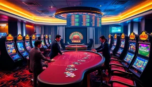 Experience thrilling gameplay at https://vmax1.co/ with vibrant casino games and professional dealers.