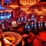 Experience the thrill of gambling at XX88 casino, featuring vibrant roulette wheels and exciting slot machines.