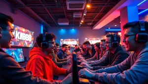 NK88 gaming event showcasing vibrant competition and player engagement in a modern atmosphere.