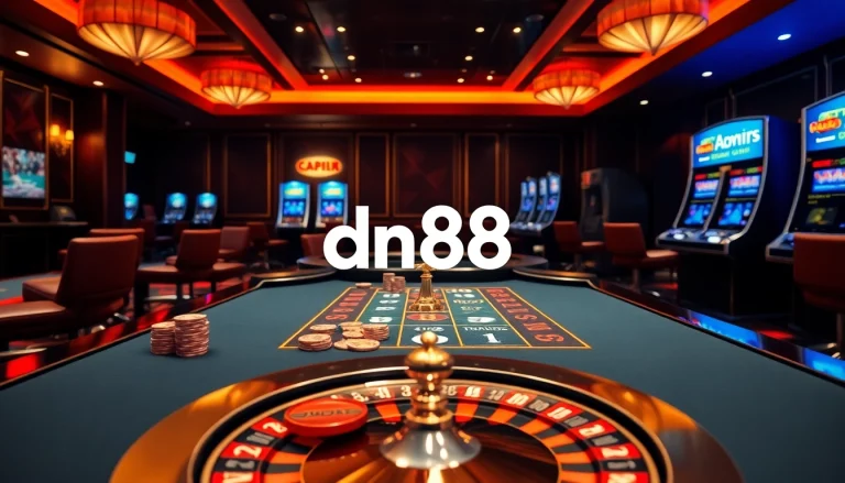 Experience the thrill of dn88 at a vibrant casino table with engaging games and professional ambiance.
