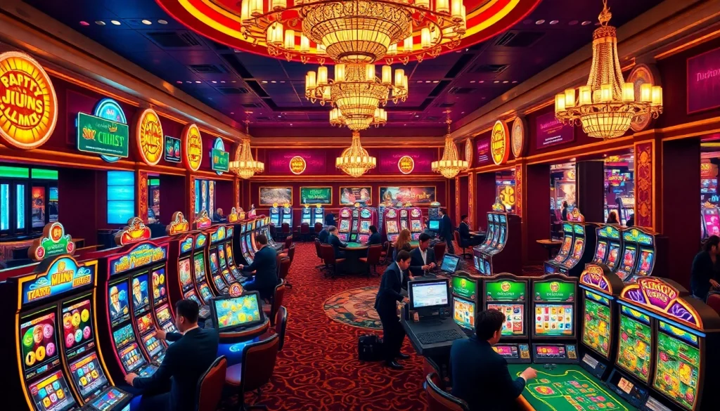 Aksi kasino yang mendebarkan menampilkan slot deposit pulsa tanpa potongan di tengah kegembiraan roulette dan poker.