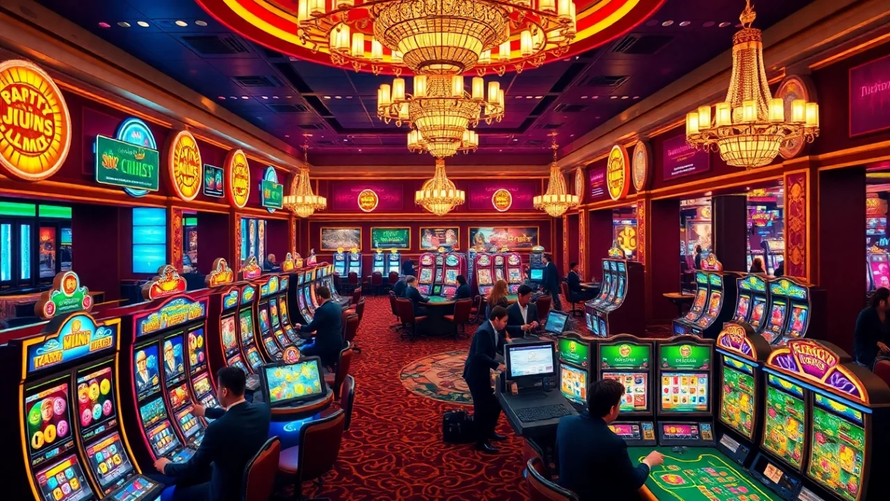 Aksi kasino yang mendebarkan menampilkan slot deposit pulsa tanpa potongan di tengah kegembiraan roulette dan poker.