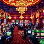 Aksi kasino yang mendebarkan menampilkan slot deposit pulsa tanpa potongan di tengah kegembiraan roulette dan poker.