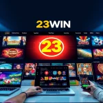 Engaging interface of 23WIN showcasing diverse gambling options, illustrating a modern online gaming experience.