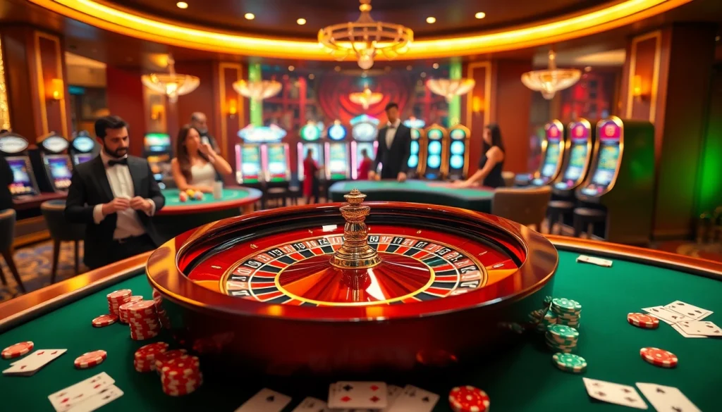 Experience thrilling wins at sc88 roulette tables filled with colorful chips and cards.