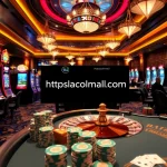 Experience the excitement of gambling at https://hacoolmall.com/ with vibrant slot machines and poker tables.