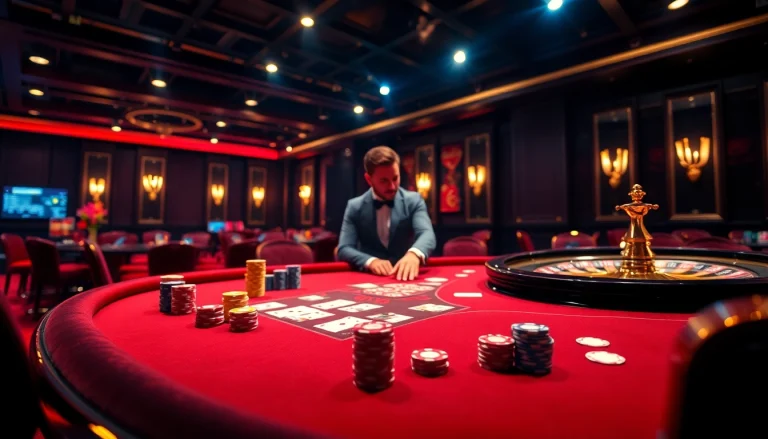 MANCLUB players engaging at a luxurious casino table, showcasing gambling excitement.