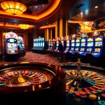 Experience the thrill of placing a bet at a luxurious casino featuring 99win gaming elements.