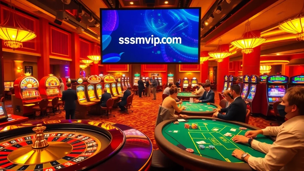 Players enjoying casino games at Sumvip, showcasing excitement and winning opportunities.