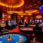 Experience the excitement of the 88i game at a luxurious casino with players engaging in thrilling action.