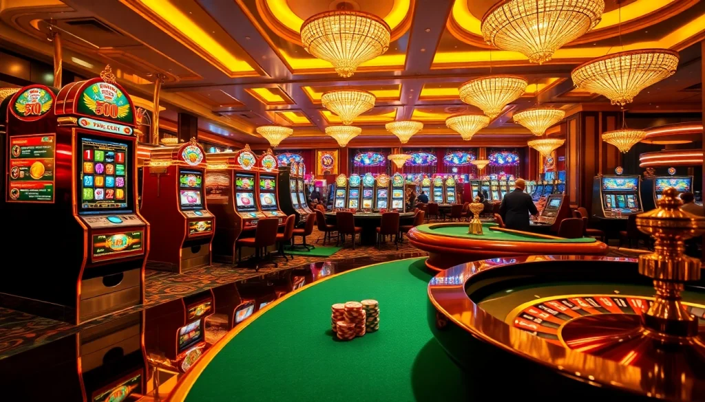 Enhance your gaming experience at no hu's vibrant casino with exciting slot machines and poker games.
