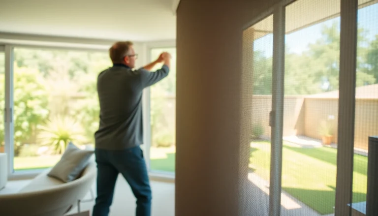 Enhance your home with Flyscreenmaxx, showcasing a sleek flyscreen in a bright, modern living room.