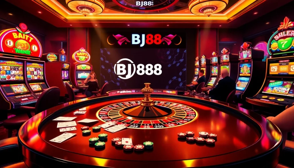Experience the thrill of BJ88 with vibrant casino games and betting excitement.