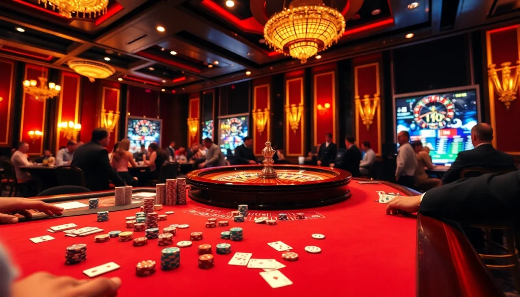 Experience the thrill of gambling at rik vip with vibrant casino tables and engaging gameplay.