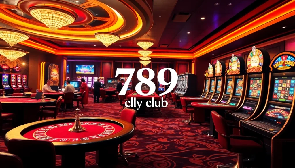 Experience the thrill of winning at 789 club's vibrant casino with buzzing activity and high-stakes games.