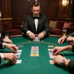 Strategic blackjack betting scene showcasing intense gameplay at 789betviet.