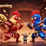 Engage in thrilling battles at rokok88gaming with dynamic fighting roosters in a dramatic arena.