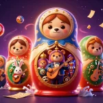 Win big with KO66 game – enjoy the thrill of colorful lottery balls bouncing in a vibrant casino scene.